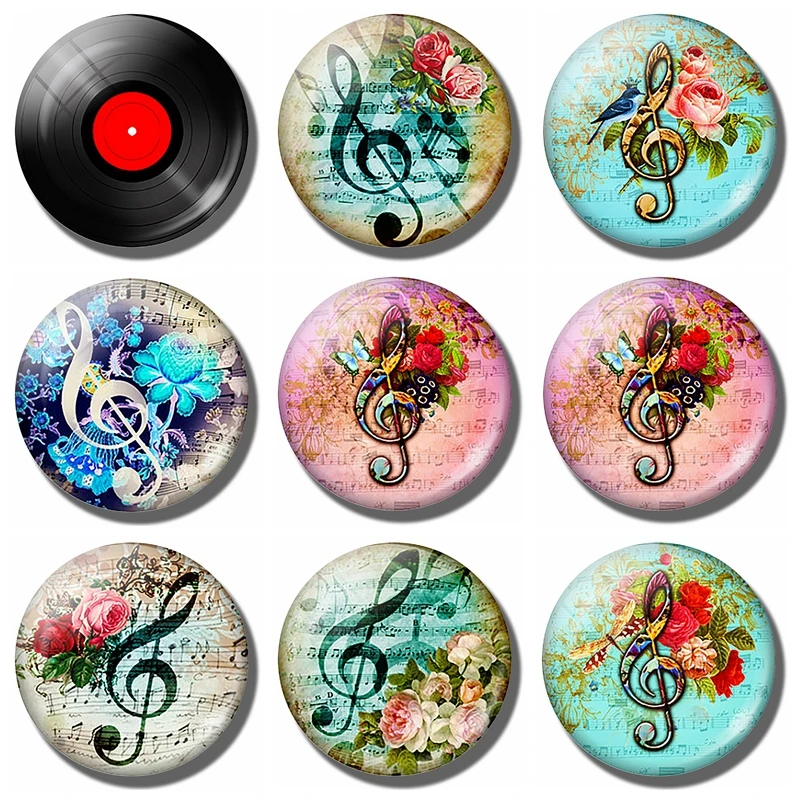 Vinyl Record 30MM Fridge Magnet Gramophone Record Gift Glass Cabochon Magnetic Refrigerator Stickers Note Holder Home Decoration
Vinyl Record 30MM Fridge Magnet Gramophone Record Gift Glass Cabochon Magnetic Refrigerator Stickers Note Holder Home Decoration