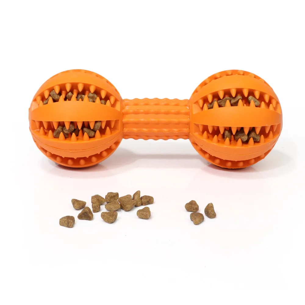 Dog Interactive Toy Rubber Bone Molar Stick Resistant To Bite Double-end Leaky Feeding Ball Pet Dog Cat Chew Toys Training Toy
Dog Interactive Toy Rubber Bone Molar Stick Resistant To Bite Double-end Leaky Feeding Ball Pet Dog Cat Chew Toys Training Toy