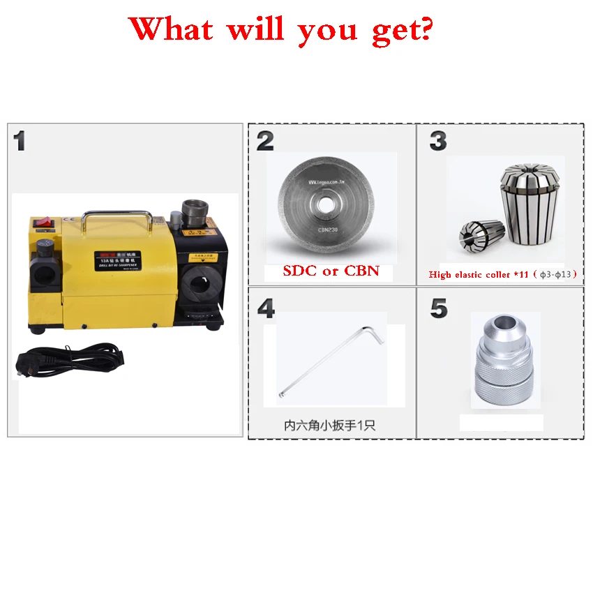 MR-13A Drill Bit Sharpener Drill Grinder Grinding Machine portable carbide tools,4400RPM 2-13mm 100-135Angle drill point grinder
MR-13A Drill Bit Sharpener Drill Grinder Grinding Machine portable carbide tools,4400RPM 2-13mm 100-135Angle drill point grinder