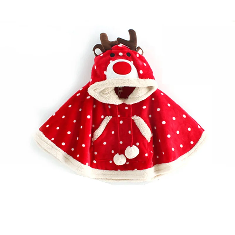 New Arrival New Year Baby Girl Christmas Red Dot Lolita Style Cute Deer Shape Dot Winter Kids Girls Hoodie Cloak Coat
New Arrival New Year Baby Girl Christmas Red Dot Lolita Style Cute Deer Shape Dot Winter Kids Girls Hoodie Cloak Coat
