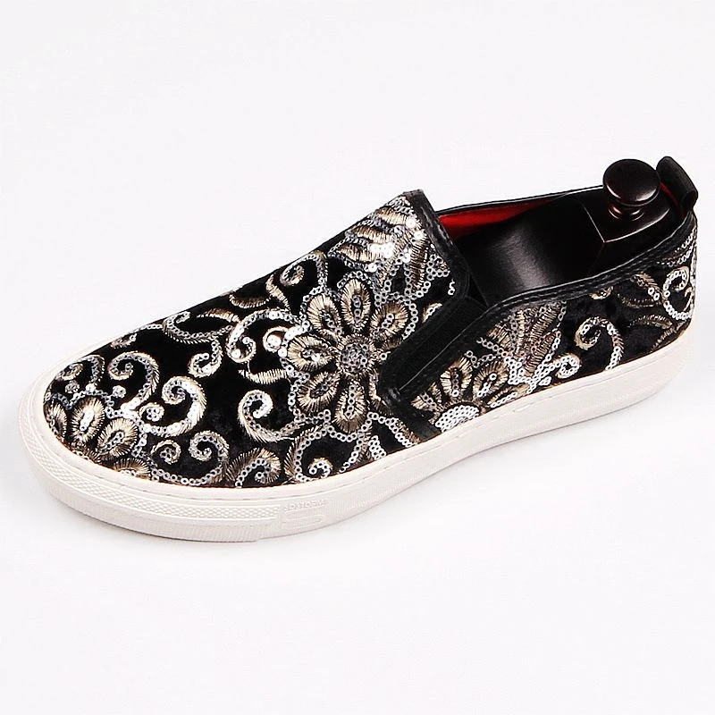 Fashion Style Glitter Loafers for men Flat heel Leisure Running Sneakers Mens Casual Shoes Breathable
Fashion Style Glitter Loafers for men Flat heel Leisure Running Sneakers Mens Casual Shoes Breathable