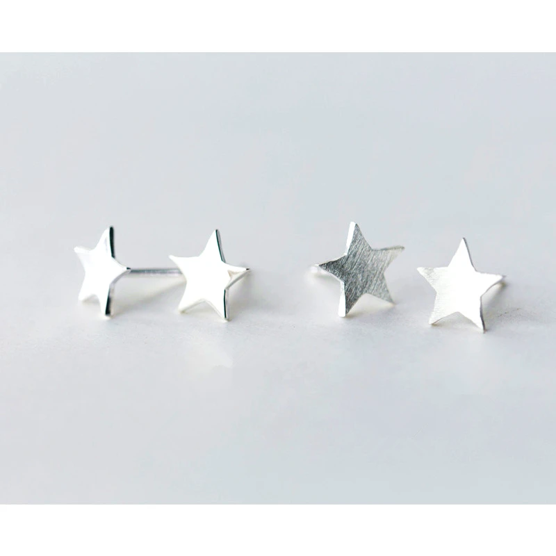 TOYOOSKY 100% 925 Sterling Silver Star Shape High Quality Stud Earrings For Women Authentic Jewelry Birthday Gift
TOYOOSKY 100% 925 Sterling Silver Star Shape High Quality Stud Earrings For Women Authentic Jewelry Birthday Gift