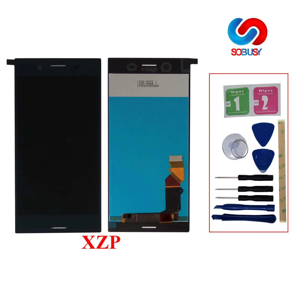 100% протестированная гарантия для SONY Xperia XZ Premium tela G8142 3840x2160 5 "ЖК кодирующий