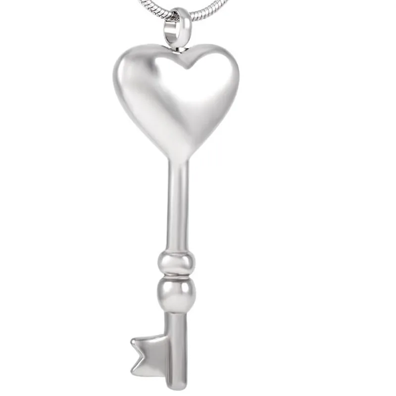 JJ8038 Heart Key Cremation Urn Pendant for Loved One Ash Stainless Steel Ashes Holder Keepsake Jewelry for Women and Men
JJ8038 Heart Key Cremation Urn Pendant for Loved One Ash Stainless Steel Ashes Holder Keepsake Jewelry for Women and Men