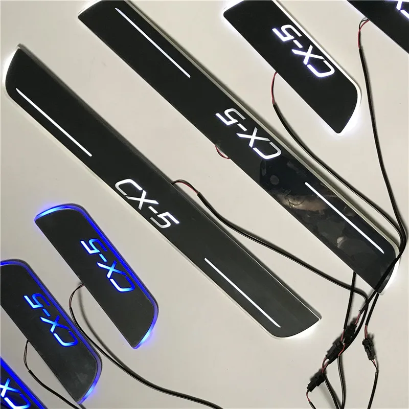 LED DOOR SILL PLATE LIGHTS moving door scuff Nerf Bars Running Boards entry guards covers fit for MAZDA CX-5 CX5 2013-2016
LED DOOR SILL PLATE LIGHTS moving door scuff Nerf Bars Running Boards entry guards covers fit for MAZDA CX-5 CX5 2013-2016
