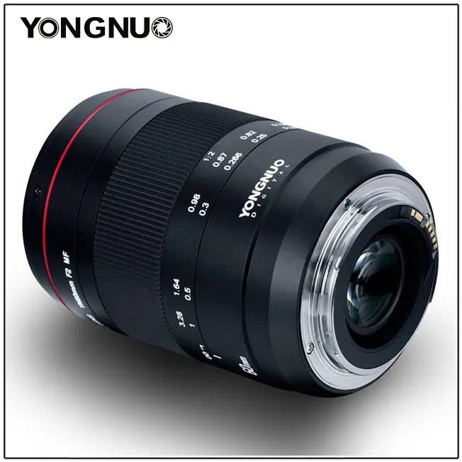 Макрообъектив YONGNUO YN60mm F2 с фиксированным фокусом MF 0 234 m макро ручной фокус для Canon