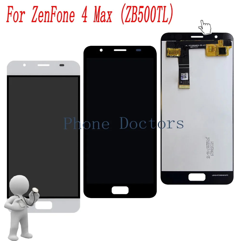 5 0 дюймов полный ЖК дисплей + сенсорный экран планшета Ассамблеи для asus ZenFone 4 Max