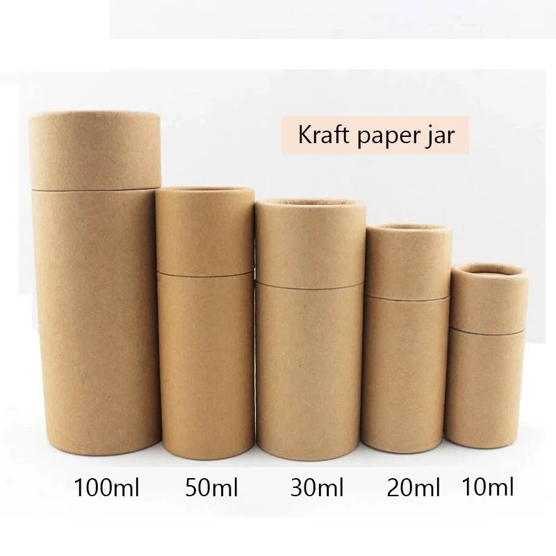 50pcs/lot Cosmetic Bottle Outer Packaging Kraft Paper Jar Tube Cylindrical Hard Cardboard Boxes Essential oils Tube Package
50pcs/lot Cosmetic Bottle Outer Packaging Kraft Paper Jar Tube Cylindrical Hard Cardboard Boxes Essential oils Tube Package