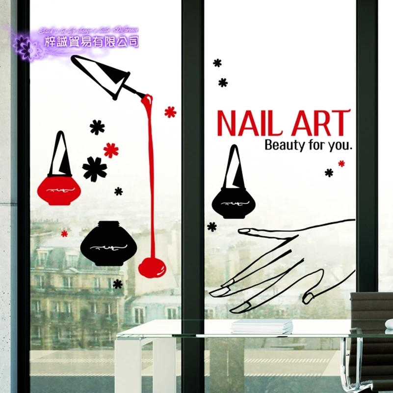 Nail Art Salon Shop Wall Decal Beauty Salon Sticker Vinyl Wall Decals Decor Mural Nail Art Salon Shop Glass Window Sticker
Nail Art Salon Shop Wall Decal Beauty Salon Sticker Vinyl Wall Decals Decor Mural Nail Art Salon Shop Glass Window Sticker