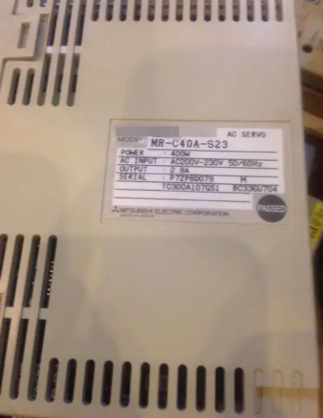 Servo drive MR-C10A-S27, Used one , 90 % appearance new , 3 months warranty , fastly shipping
Servo drive MR-C10A-S27, Used one , 90 % appearance new , 3 months warranty , fastly shipping