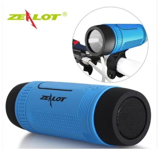 Внешний аккумулятор Zealot S1 с Bluetooth-динамиком, креплением на велосипед и карабином
Внешний аккумулятор Zealot S1 с Bluetooth-динамиком, креплением на велосипед и карабином