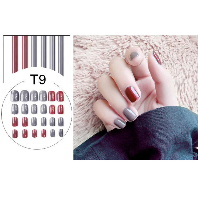 24pcs Fake Nail Tips DIY False Nails Manicure Decoration Decals for Women Ladies SSwell
24pcs Fake Nail Tips DIY False Nails Manicure Decoration Decals for Women Ladies SSwell