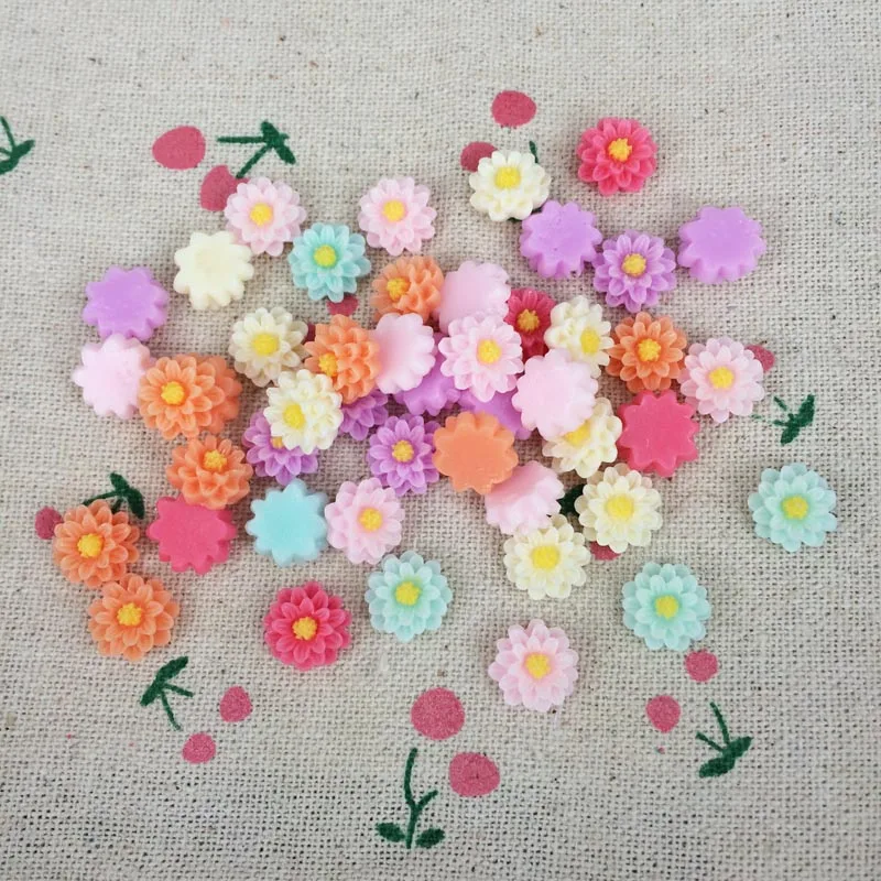 100 Pieces Mixed Color Flatback Flat Back Resin Flower Cabochon Kawaii DIY Resin Craft Decoration For Scrapbooking Charm:10mm
100 Pieces Mixed Color Flatback Flat Back Resin Flower Cabochon Kawaii DIY Resin Craft Decoration For Scrapbooking Charm:10mm