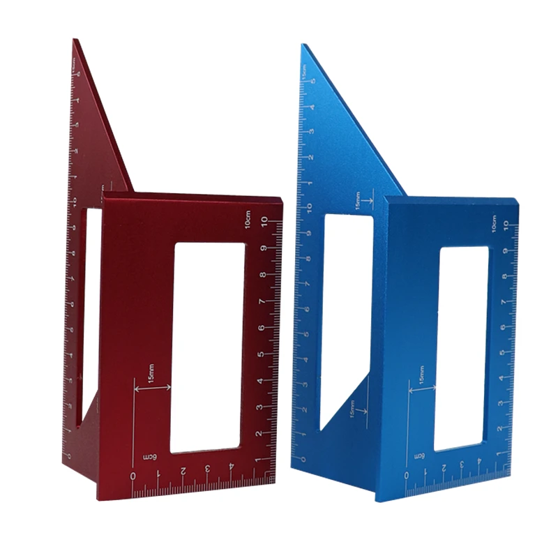 45/90 Degrees Square Angle Ruler Marking Gauge Aluminum Alloy Protractor Line Scriber Gauge Measuring Woodworking Tools
45/90 Degrees Square Angle Ruler Marking Gauge Aluminum Alloy Protractor Line Scriber Gauge Measuring Woodworking Tools