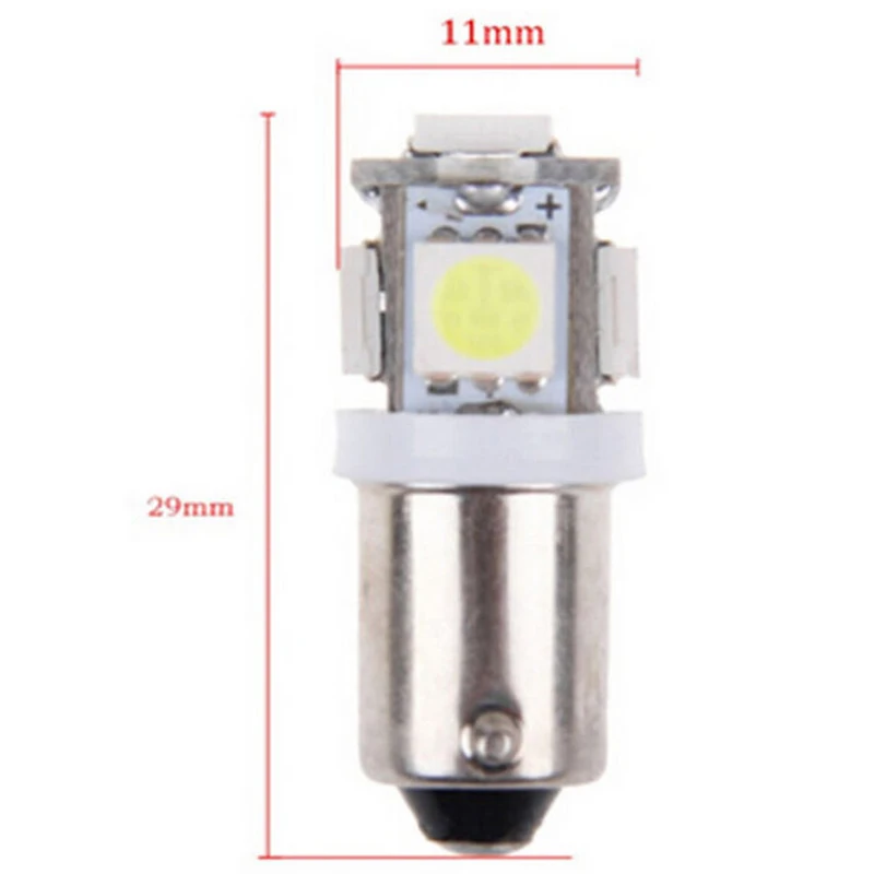 JX-LCLYL 10pcs T11 BA9S 5050 5SMD LED Side Turn Signal Light Lamp Bulb White 
JX-LCLYL 10pcs T11 BA9S 5050 5SMD LED Side Turn Signal Light Lamp Bulb White