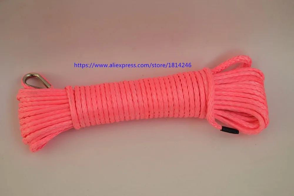 Pink 4mm*15m ATV Winch Line,Synthetic Winch Rope,ATV Winch Cable,Boat Winch Rope 2000lbs
Pink 4mm*15m ATV Winch Line,Synthetic Winch Rope,ATV Winch Cable,Boat Winch Rope 2000lbs