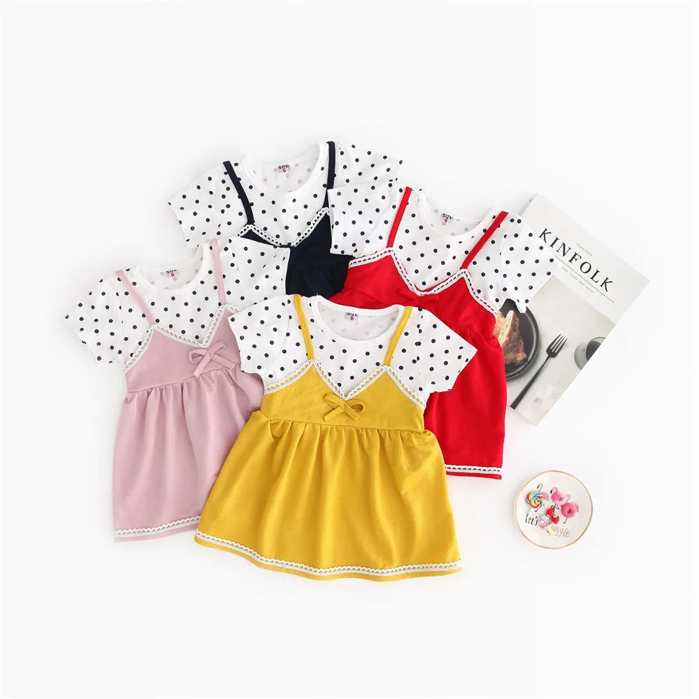 Princess Sling Short Sleeve Baby Girl Dress Infant Baby Wave Point Girl Summer Skirt Party Dresses Baby Kid Girl Clothes
Princess Sling Short Sleeve Baby Girl Dress Infant Baby Wave Point Girl Summer Skirt Party Dresses Baby Kid Girl Clothes