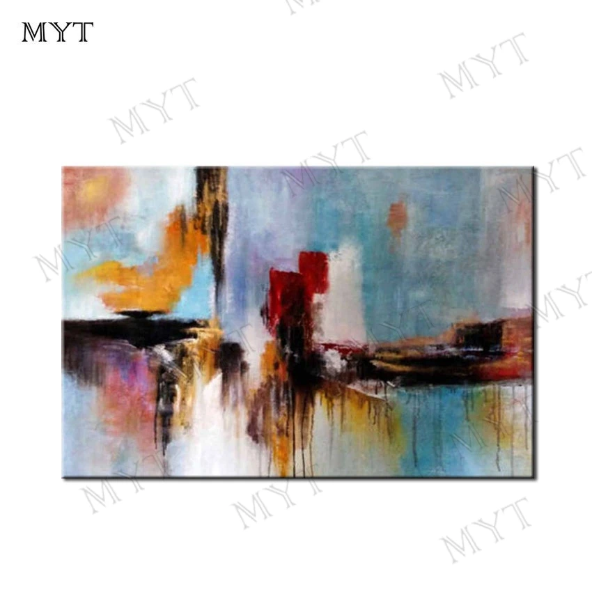 MYT Handmade Colorful Abstract Painting Abstract Paintings on Canvas New Style Painting Picture Decor Oil Painting
MYT Handmade Colorful Abstract Painting Abstract Paintings on Canvas New Style Painting Picture Decor Oil Painting