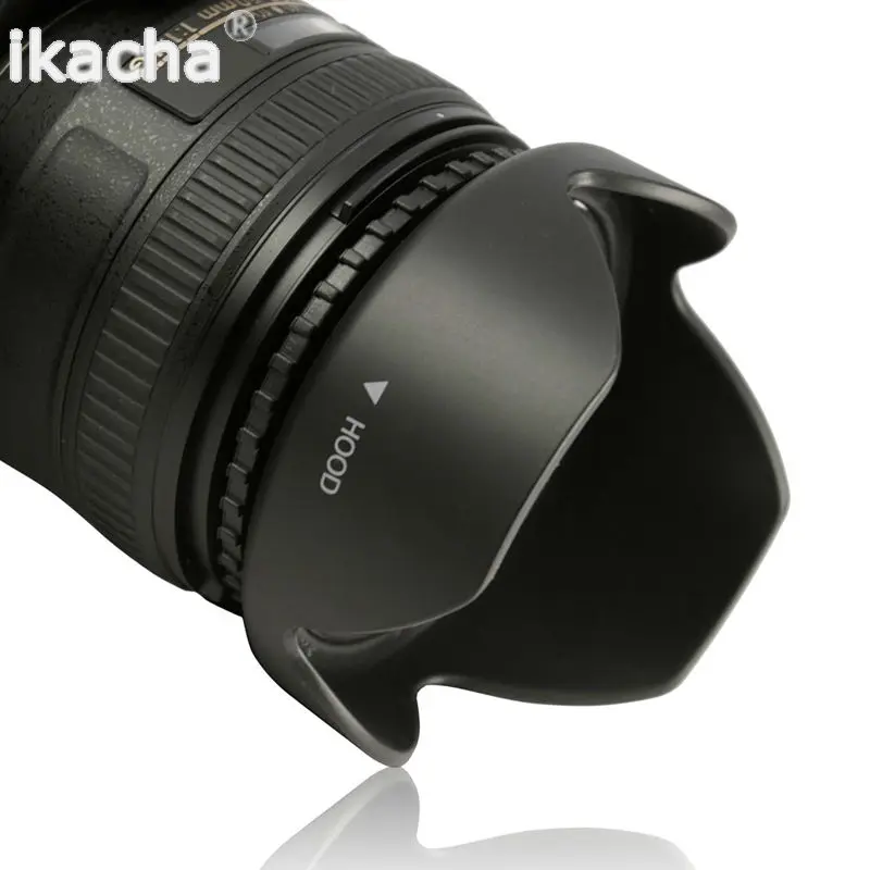 

52mm Reversible Petal Flower lens hood D3200 D3100 D5200 D5300 Camera Bayonet Fits for Nikon AF-S DX 18-55mm f/3.5-5.6G VR II