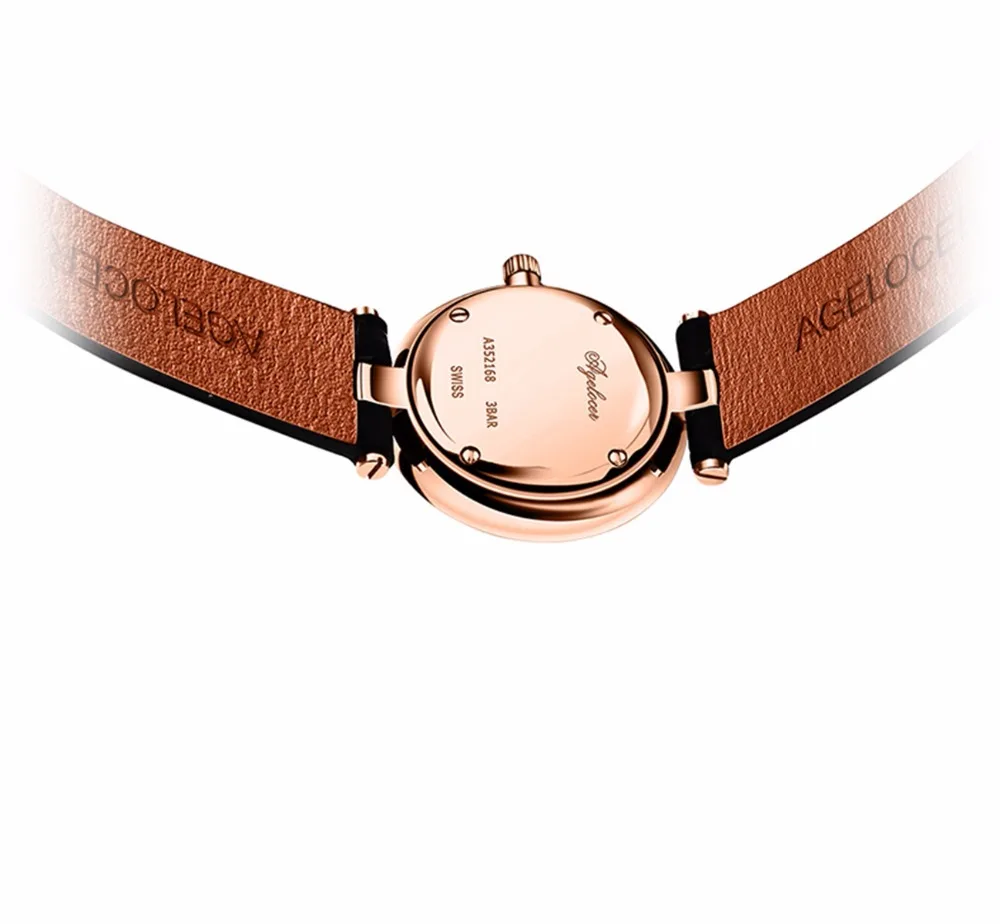 Agelocer Luxury Dress Watches for Women Ultra Thin Analog Watches Genuine Leather Strap 708L
Agelocer Luxury Dress Watches for Women Ultra Thin Analog Watches Genuine Leather Strap 708L