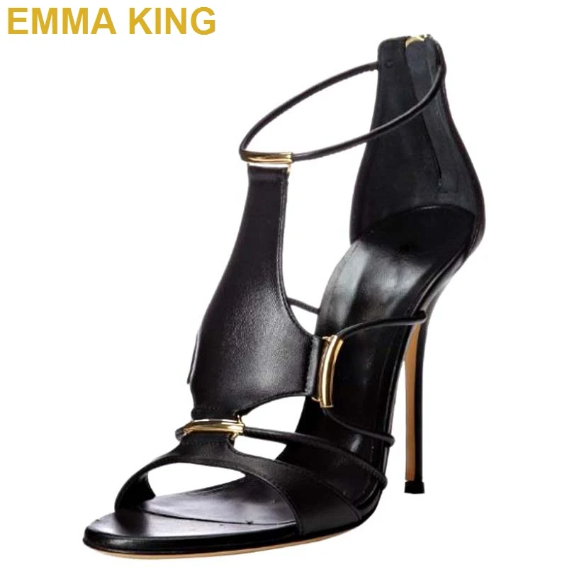Fashion Black Leather Gladiator Sandals Ankle Strap Women Sandals Stiletto Heels Sexy Woman Pumps Female Shoes Summer Sandals
Fashion Black Leather Gladiator Sandals Ankle Strap Women Sandals Stiletto Heels Sexy Woman Pumps Female Shoes Summer Sandals