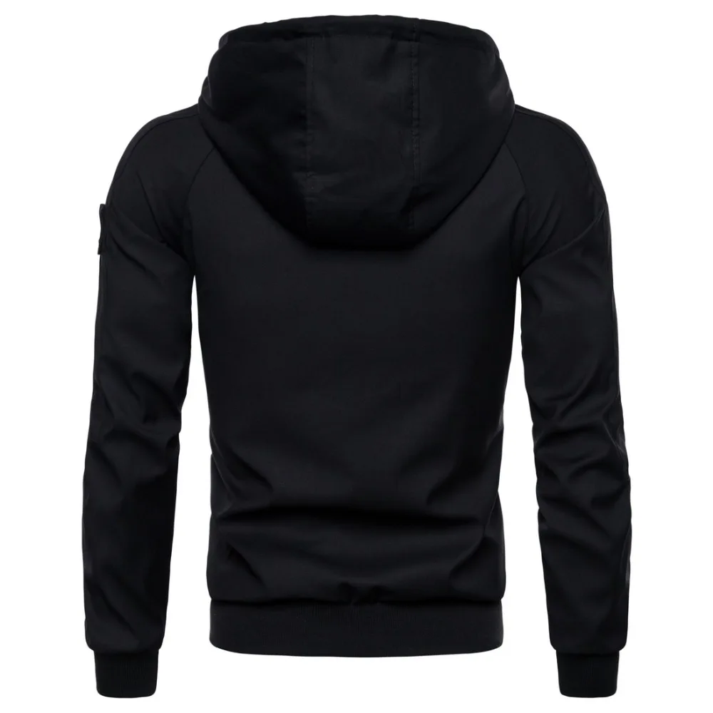 2019 Spring and Autumn Men's Casual Black Raglan Sleeves Hooded High-temperature Styling Jacket
2019 Spring and Autumn Men's Casual Black Raglan Sleeves Hooded High-temperature Styling Jacket