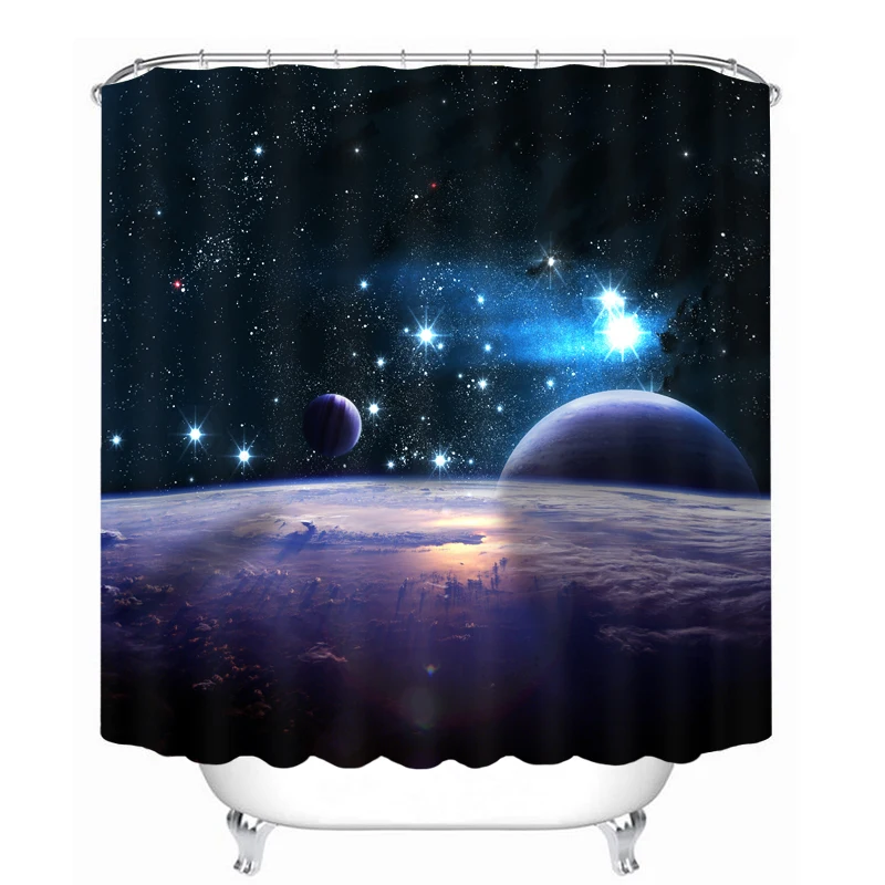 New Starry Sky Galaxy Universe 3D Scenery Printing Bath Curtain Shower Curtains Waterproof Accessories Bathroom Curtain
New Starry Sky Galaxy Universe 3D Scenery Printing Bath Curtain Shower Curtains Waterproof Accessories Bathroom Curtain
