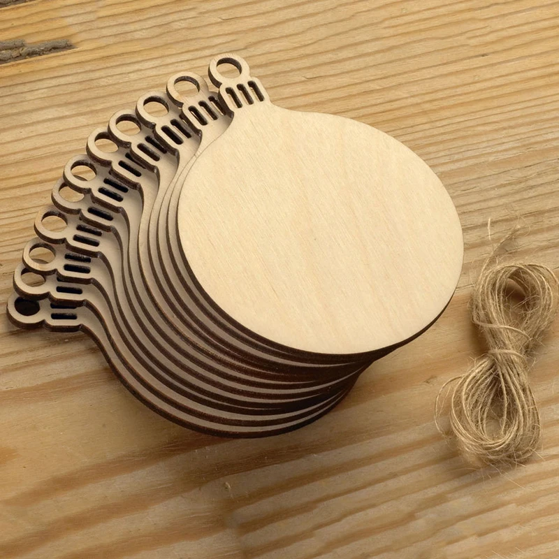 10pcs Wooden Round Baubles Tags Christmas Balls Decorations Art Craft Ornaments DIY Xmas Decors
10pcs Wooden Round Baubles Tags Christmas Balls Decorations Art Craft Ornaments DIY Xmas Decors