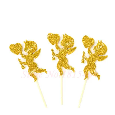 30pcs Glitter Cupid Toppers Cake Flags Valentine 's Day Cake Picks Love You Wedding Baby Birthday Shower Party Decorative
30pcs Glitter Cupid Toppers Cake Flags Valentine 's Day Cake Picks Love You Wedding Baby Birthday Shower Party Decorative