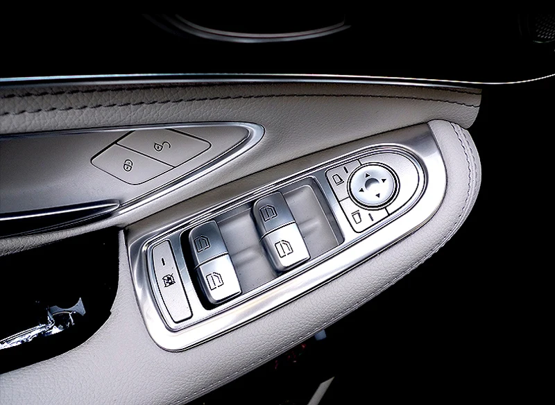 for Left Hand Drive! 4pcs Metal Interior Door Armrest Window Switch Button Cover Trim For Mercedes Benz C Class W205 2015-2018
for Left Hand Drive! 4pcs Metal Interior Door Armrest Window Switch Button Cover Trim For Mercedes Benz C Class W205 2015-2018