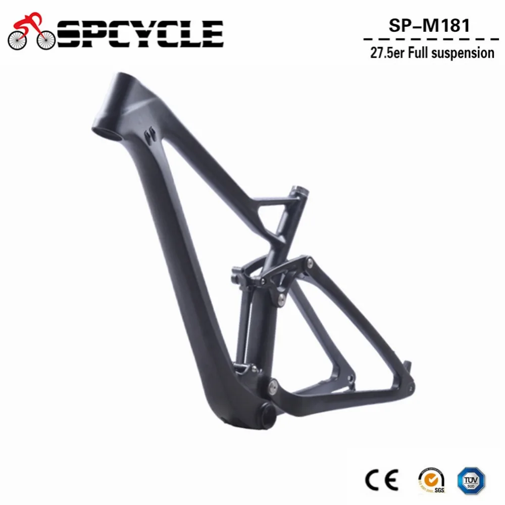 УГЛЕРОДНЫЙ горный велосипед Spcycle 29er 27.5er полностью подвесная Рама Plus Boost подвеска