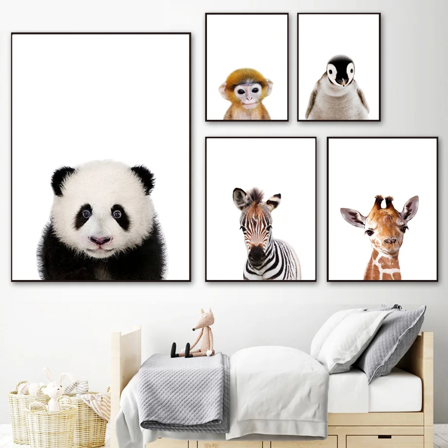 Nordic Posters And Prints Elephant Zebra Giraffe Panda Koala Animals Wall Art Canvas Painting Wall Pictures Baby Kids Room Decor
Nordic Posters And Prints Elephant Zebra Giraffe Panda Koala Animals Wall Art Canvas Painting Wall Pictures Baby Kids Room Decor