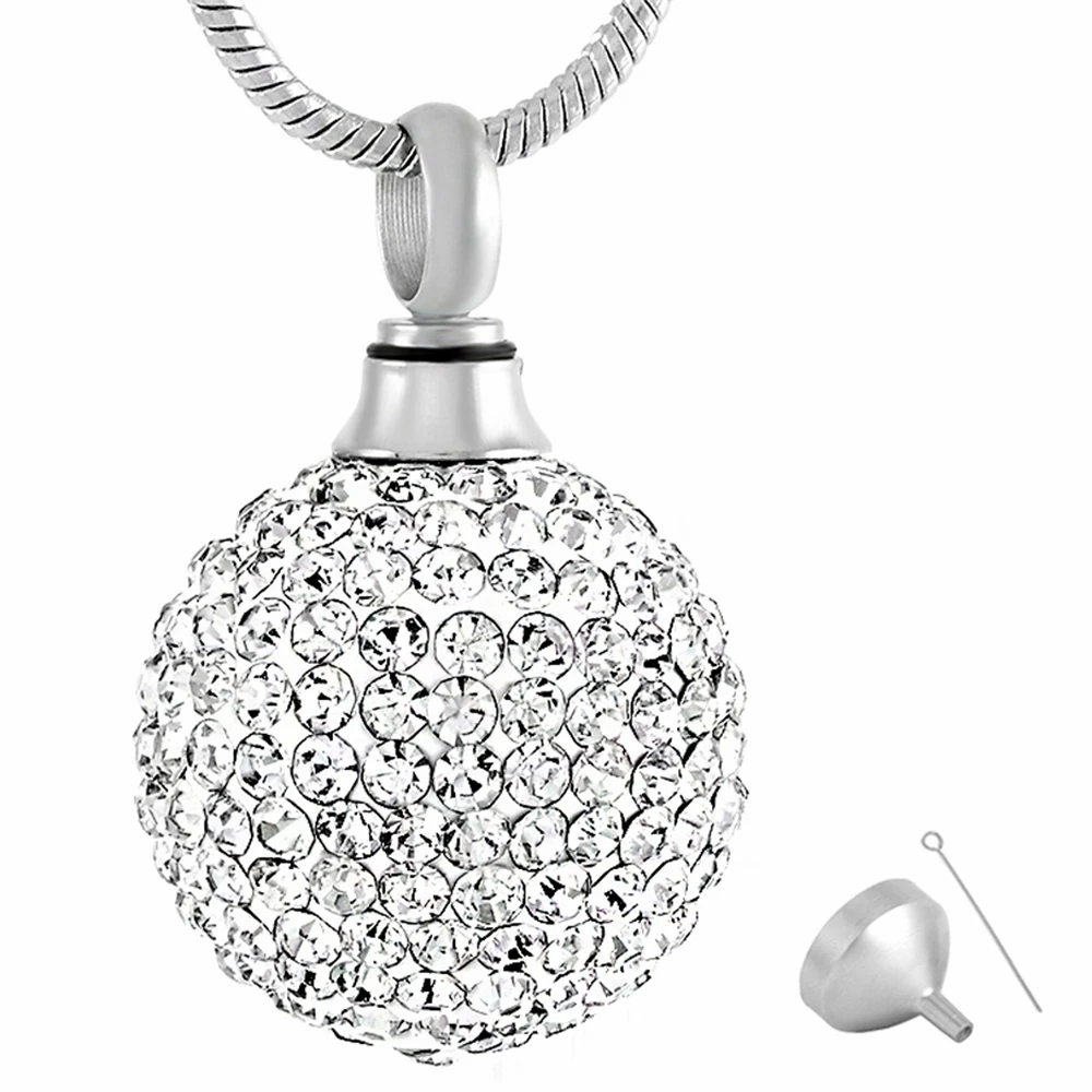 MJD8865 Crystal Ball Urn Memorial Ash Keepsake Cremation Jewellery & Filling Kit
MJD8865 Crystal Ball Urn Memorial Ash Keepsake Cremation Jewellery & Filling Kit