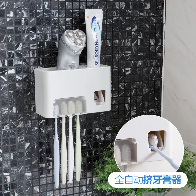 1pc Automatic toothpaste Squeezer Kit Creative Home Toothpaste Rack Bathroom Wall Mount Toothbrush Holder
1pc Automatic toothpaste Squeezer Kit Creative Home Toothpaste Rack Bathroom Wall Mount Toothbrush Holder