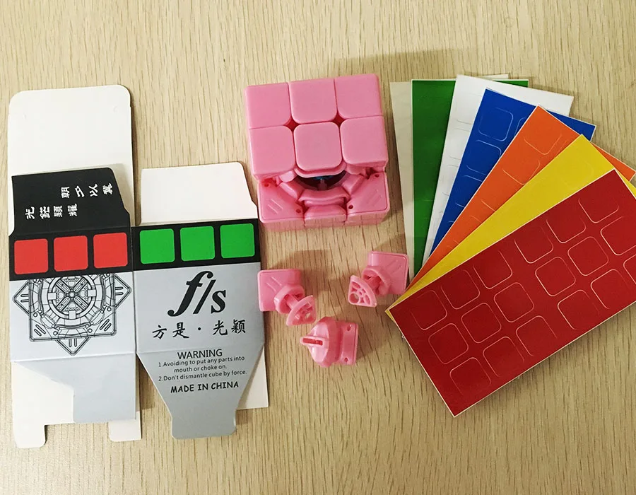 Fangshi Magic Cube 5.7cm Guangying 3x3x3 Speedcube Pink Limited Version Puzzle Cubes Special Toys For Children Collection
Fangshi Magic Cube 5.7cm Guangying 3x3x3 Speedcube Pink Limited Version Puzzle Cubes Special Toys For Children Collection