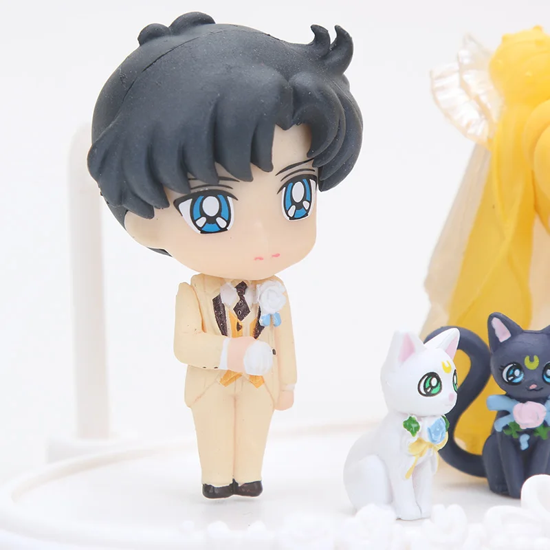 Cartoon Anime Sailor Moon Pretty Guardian figure Sailor Moon Chiba Mamoru Happy Wedding Ver. PVC Figure Model Kids Toys Doll
Cartoon Anime Sailor Moon Pretty Guardian figure Sailor Moon Chiba Mamoru Happy Wedding Ver. PVC Figure Model Kids Toys Doll