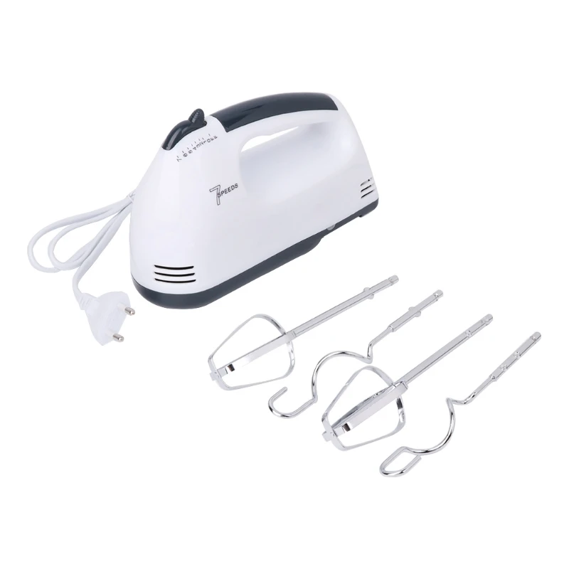 7 Speed Electric Hand Mixer Whisk Egg Beater Cake Baking Mains Powered 180W EU 10166
7 Speed Electric Hand Mixer Whisk Egg Beater Cake Baking Mains Powered 180W EU 10166