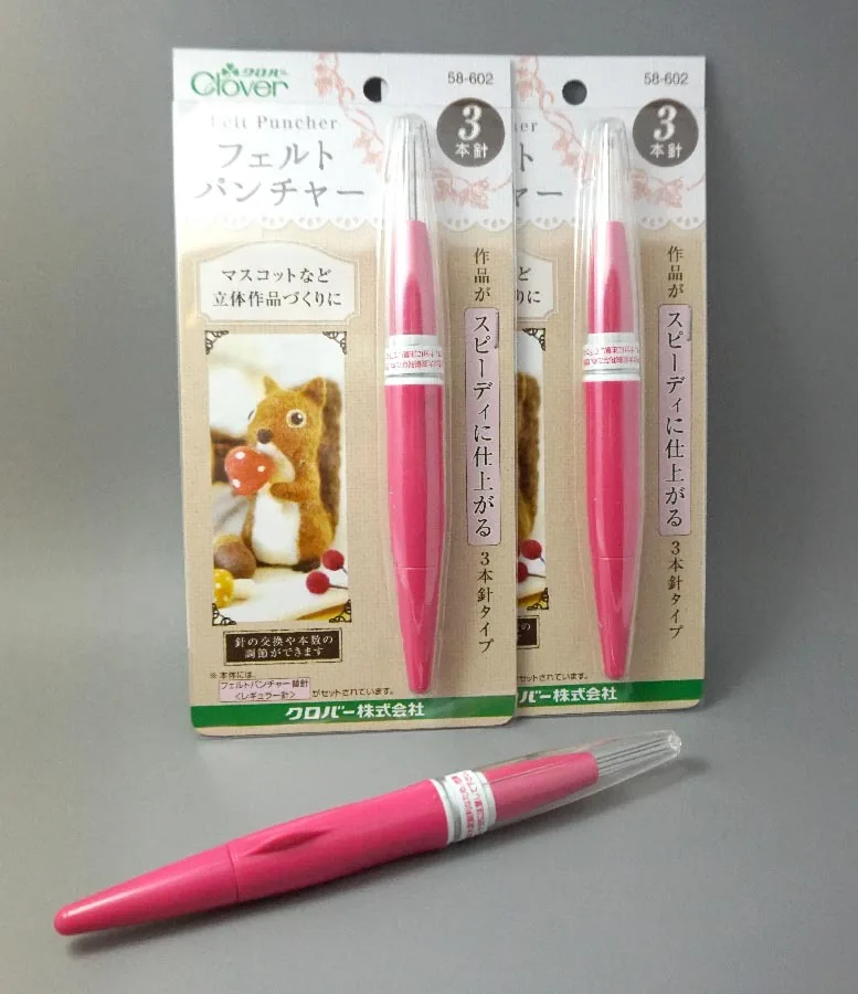 Free shipping Needle felt CLOVER Japan Pen Style Needle Felting Tool - 3 Pins Applique Puncher 58-602
Free shipping Needle felt CLOVER Japan Pen Style Needle Felting Tool - 3 Pins Applique Puncher 58-602