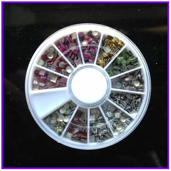1X Wheel Nail Art Rhinestones Decoration 3D 12 Design Mix Color Glitter Round Gems Nail Studs AA003
1X Wheel Nail Art Rhinestones Decoration 3D 12 Design Mix Color Glitter Round Gems Nail Studs AA003