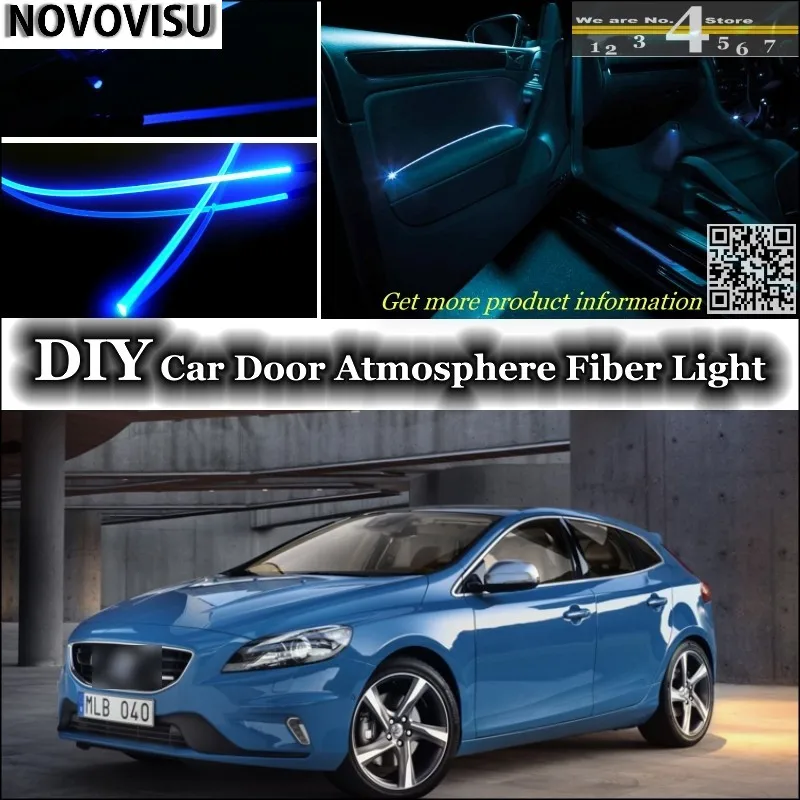 NOVOVISU For Volvo V40 P1 interior Ambient Light Tuning Atmosphere Fiber Optic Band Lights Inside Door Panel illumination Refit
NOVOVISU For Volvo V40 P1 interior Ambient Light Tuning Atmosphere Fiber Optic Band Lights Inside Door Panel illumination Refit