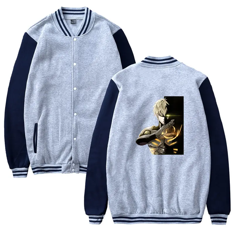 Аниме One Punch Man толстовка One Oppai Косплей бейсбольная куртка пальто Свитшот 
Аниме One Punch Man толстовка One Oppai Косплей бейсбольная куртка пальто Свитшот