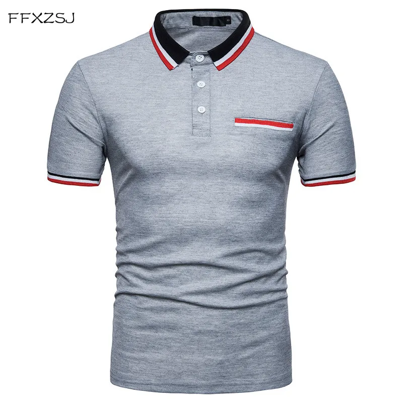 2018 New Polo Shirt Men Casual Collar Patchwork Short Sleeves Man Tees Turn-Down Neck Button Closure Mens Shirts Dropshipping
2018 New Polo Shirt Men Casual Collar Patchwork Short Sleeves Man Tees Turn-Down Neck Button Closure Mens Shirts Dropshipping