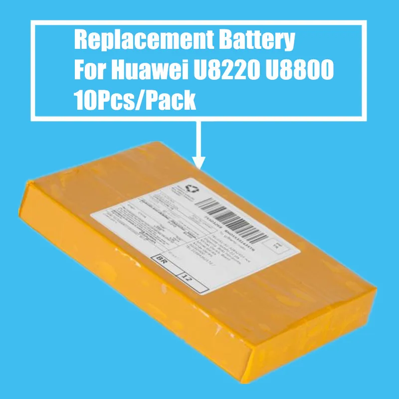 New Arrival 10PCS/PACK 1500mah Replacement Battery for Huawei U8220 U8230 Ascend M860 U8800 C8800 High Quality
New Arrival 10PCS/PACK 1500mah Replacement Battery for Huawei U8220 U8230 Ascend M860 U8800 C8800 High Quality