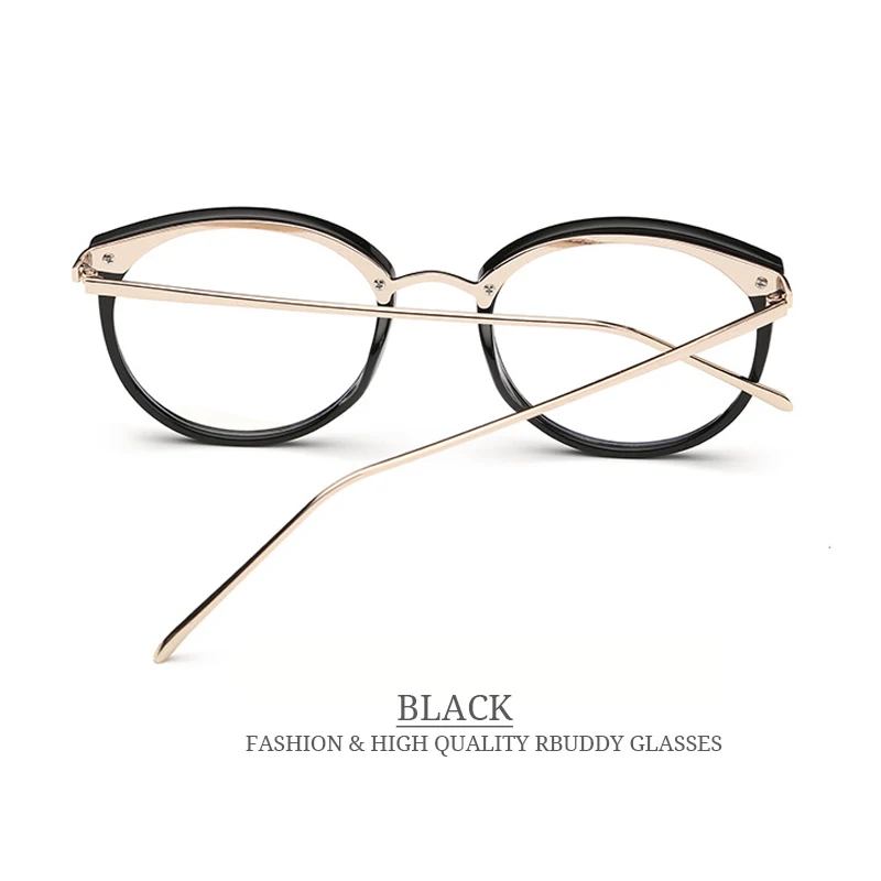 RBUDDY Fashion Clear Lens Round Glasses Transparent Frame Women Gold Eyewear Frame Men Eyeglasses Optical Frame Glasses Female
RBUDDY Fashion Clear Lens Round Glasses Transparent Frame Women Gold Eyewear Frame Men Eyeglasses Optical Frame Glasses Female