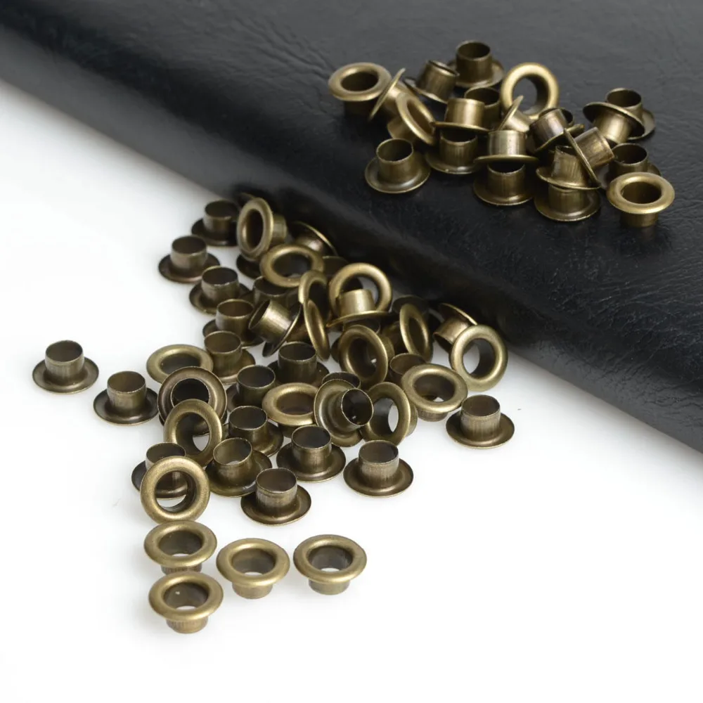 100pcs Antique Bronze Scrapbook Eyelets Inner 5mm Metal eyelets For Scrapbooking embelishment garment clothes eyelets Sewing
100pcs Antique Bronze Scrapbook Eyelets Inner 5mm Metal eyelets For Scrapbooking embelishment garment clothes eyelets Sewing