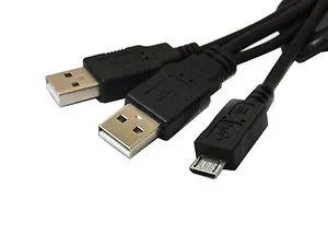 CY Chenyang USB 2.0 Two Male to Micro USB 5P Male Y Cable 80cm for Hard Disk Drive Case
CY Chenyang USB 2.0 Two Male to Micro USB 5P Male Y Cable 80cm for Hard Disk Drive Case