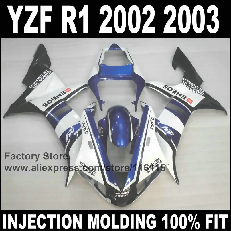 Полный комплект обтекателей для YAMAHA R1 2002 2003 YZF R1 02 03, белый, синий, комплекты обтекателей для мотоциклов
Полный комплект обтекателей для YAMAHA R1 2002 2003 YZF R1 02 03, белый, синий, комплекты обтекателей для мотоциклов