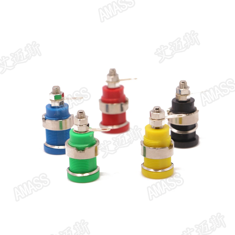 10pcs Amass 4mm Banana Socket/panel pure copper High Voltage safety sheath Terminal Female hole Head
10pcs Amass 4mm Banana Socket/panel pure copper High Voltage safety sheath Terminal Female hole Head