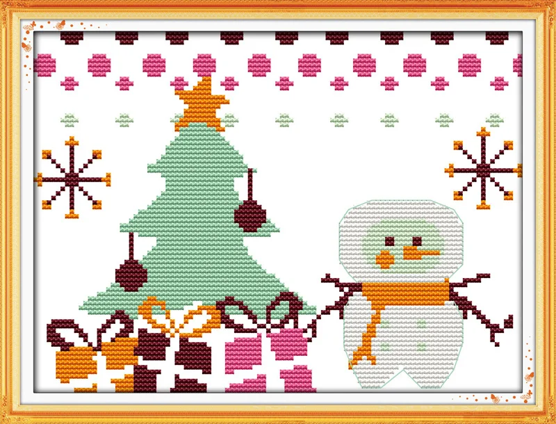 Christmas snowman (4) cross stitch kit cartoon 14ct 11ct count print canvas stitches embroidery DIY handmade needlework plus
Christmas snowman (4) cross stitch kit cartoon 14ct 11ct count print canvas stitches embroidery DIY handmade needlework plus