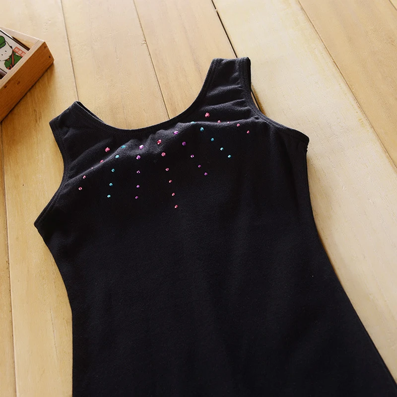 Kids Tank Gym Unitards Girls Black Ballet Training Bodysuits Sleeveless Gymnastics Leotards for Children Fitness Dance Unitard
Kids Tank Gym Unitards Girls Black Ballet Training Bodysuits Sleeveless Gymnastics Leotards for Children Fitness Dance Unitard